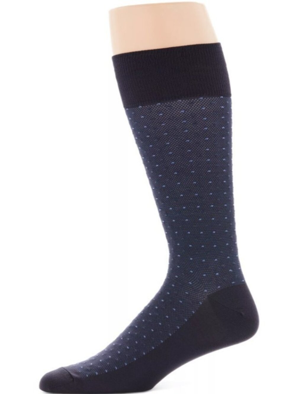 Perry Ellis Men's Socks Pin Dot Men's Socks Black